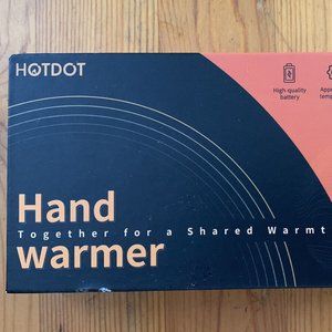 NIB Hotdot Hand Warmers Rechargeable Electric Warmer Reusable 5200Mah Portable